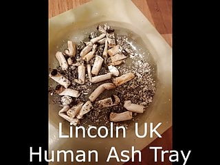 Vintage tray tables - Lincoln uk - human ash tray
