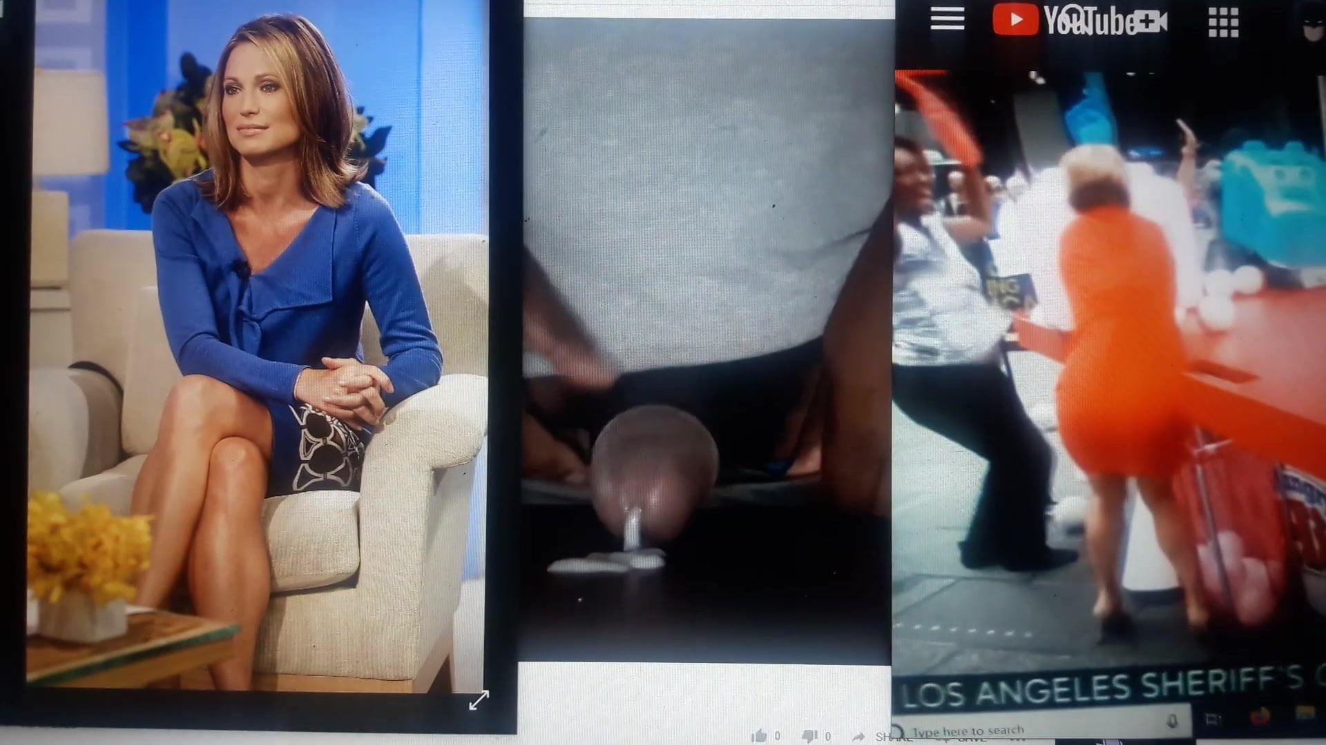 Watch Amy Robach Cum Tribute to Her Ass and Legs Drains My Cock video on xH...