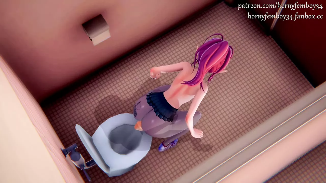 The ghost broke into the toilet to FUCK the ass of the Thicc Elf-Trap picture