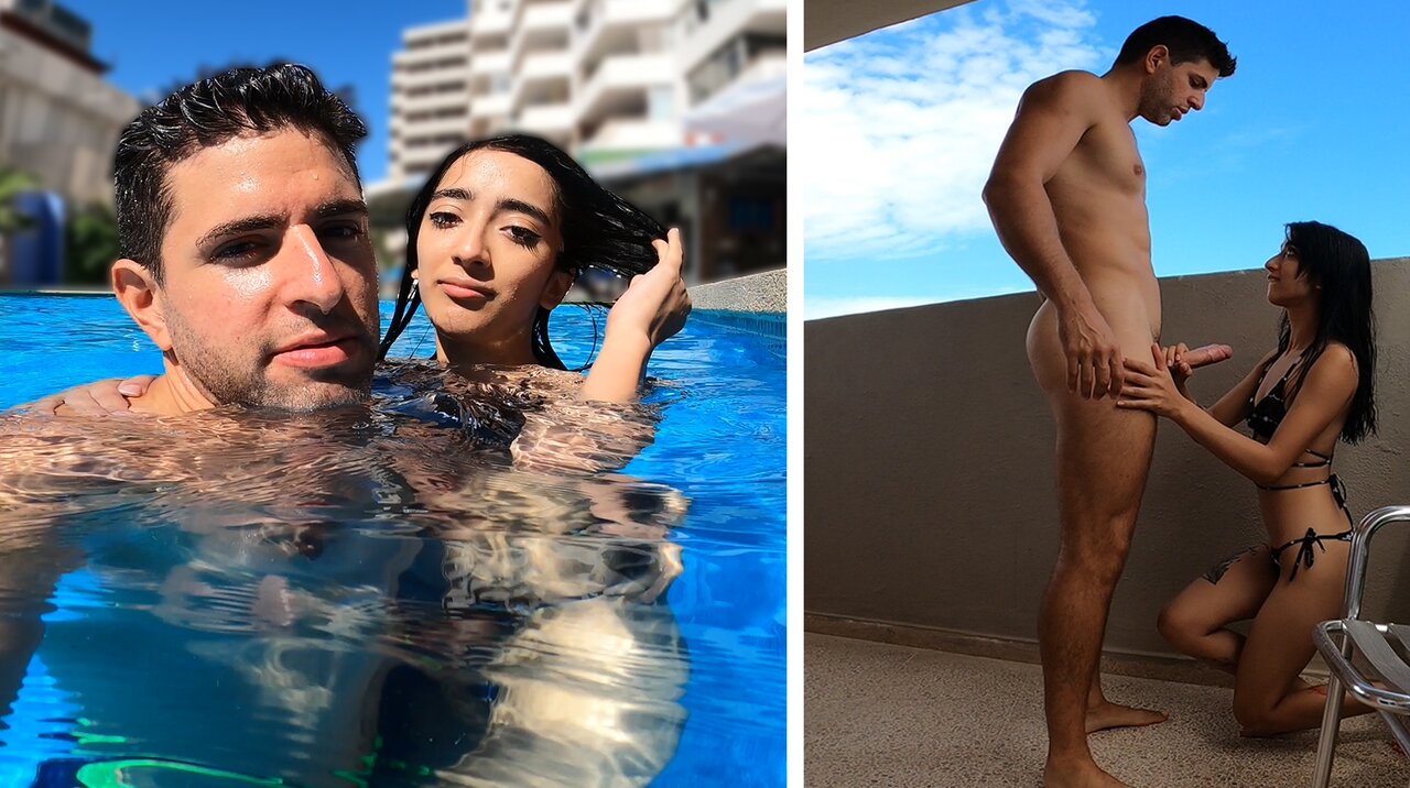 ARGENTINIAN SLUT is Picked Up From The Swimming Pool and FUCKED in her Hotel Room image