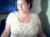 Grandmother flashes her good love muffins on web camera R20