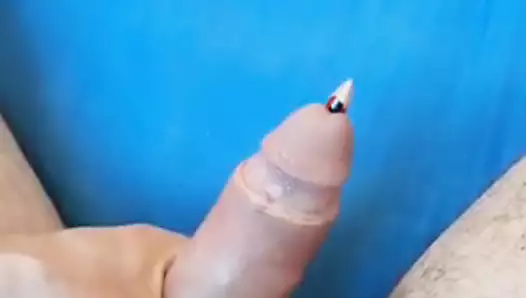 Pencil in pee hole