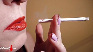 Pretty Woman Smoked, Blowjob Cock and Cum on Face
