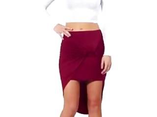 Models in sexy skirt Skirt model