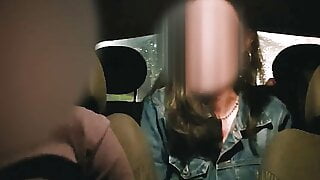Married pays uber trip with blowjob.
