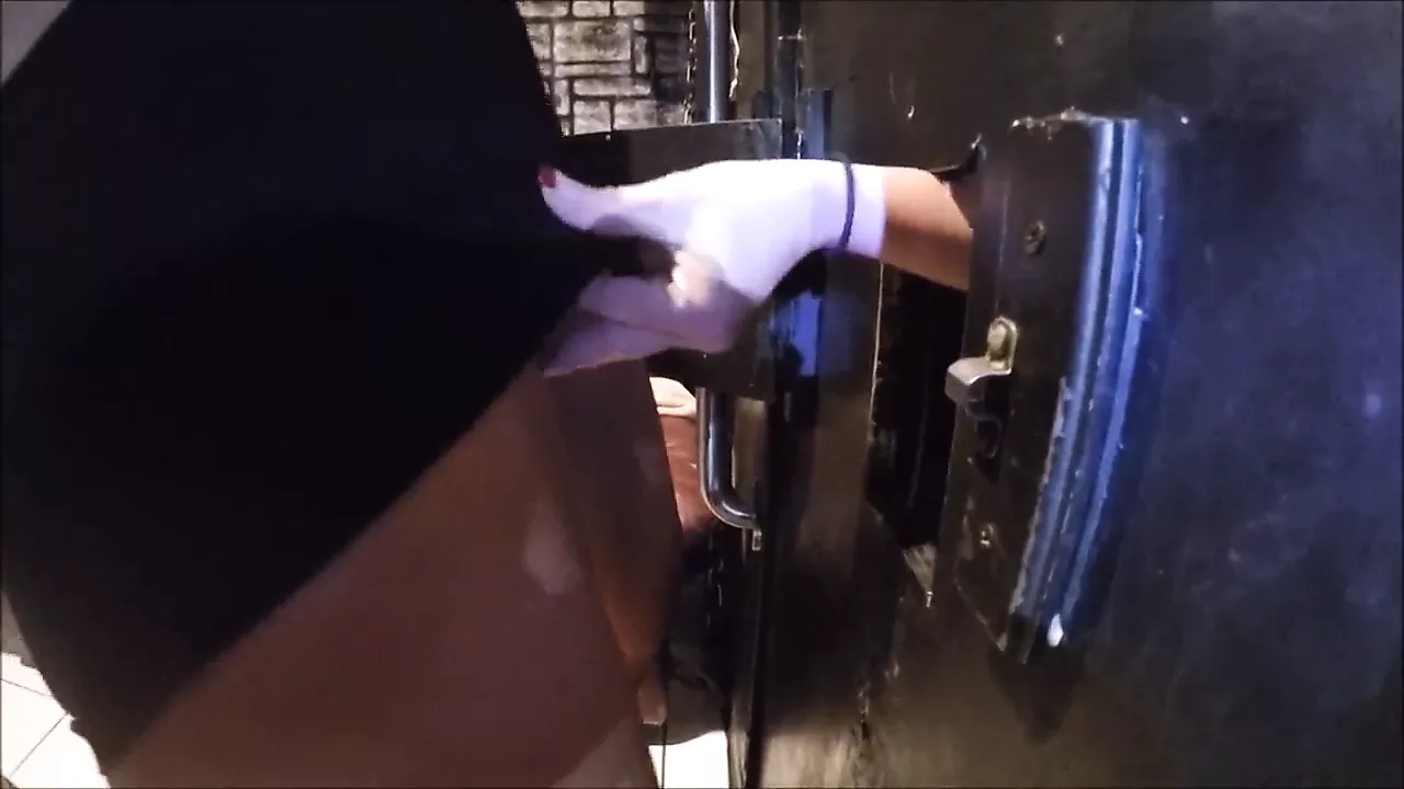 Wife gets groped by girl at glory hole image