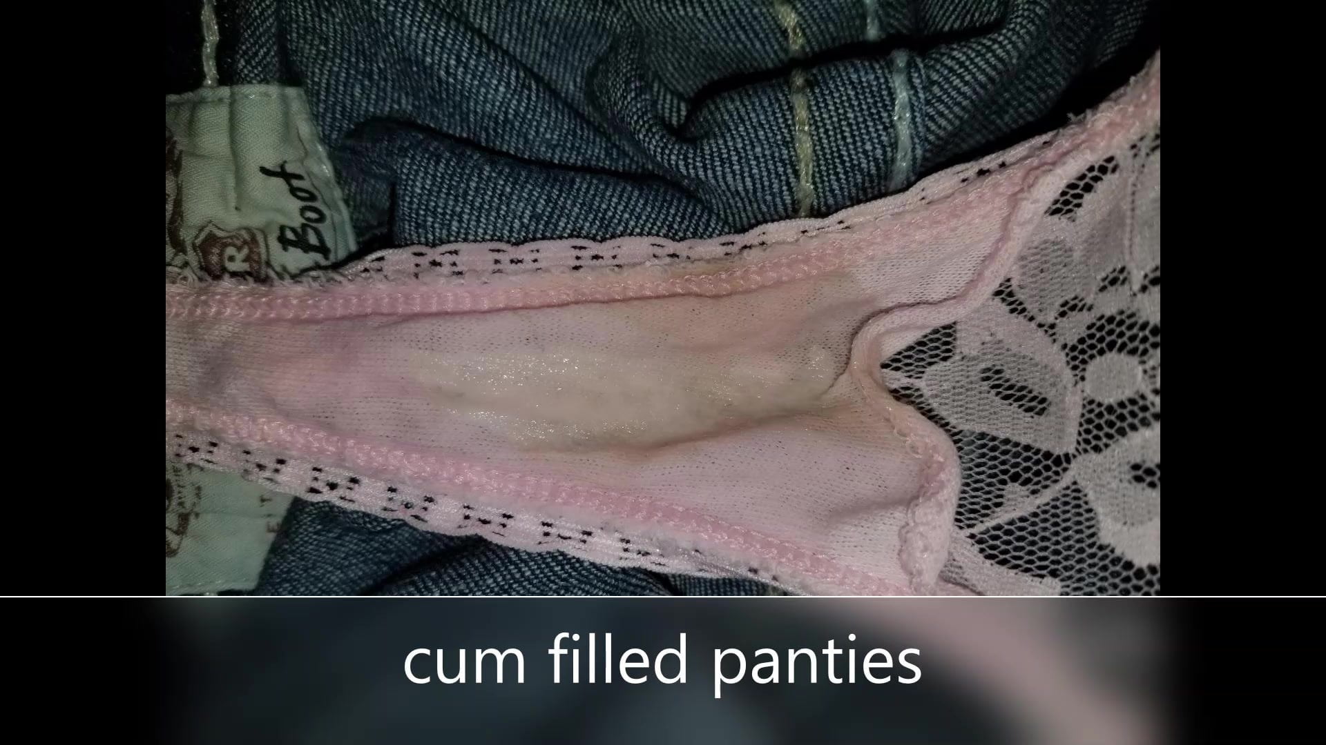 Cummed Filled Panties Pic