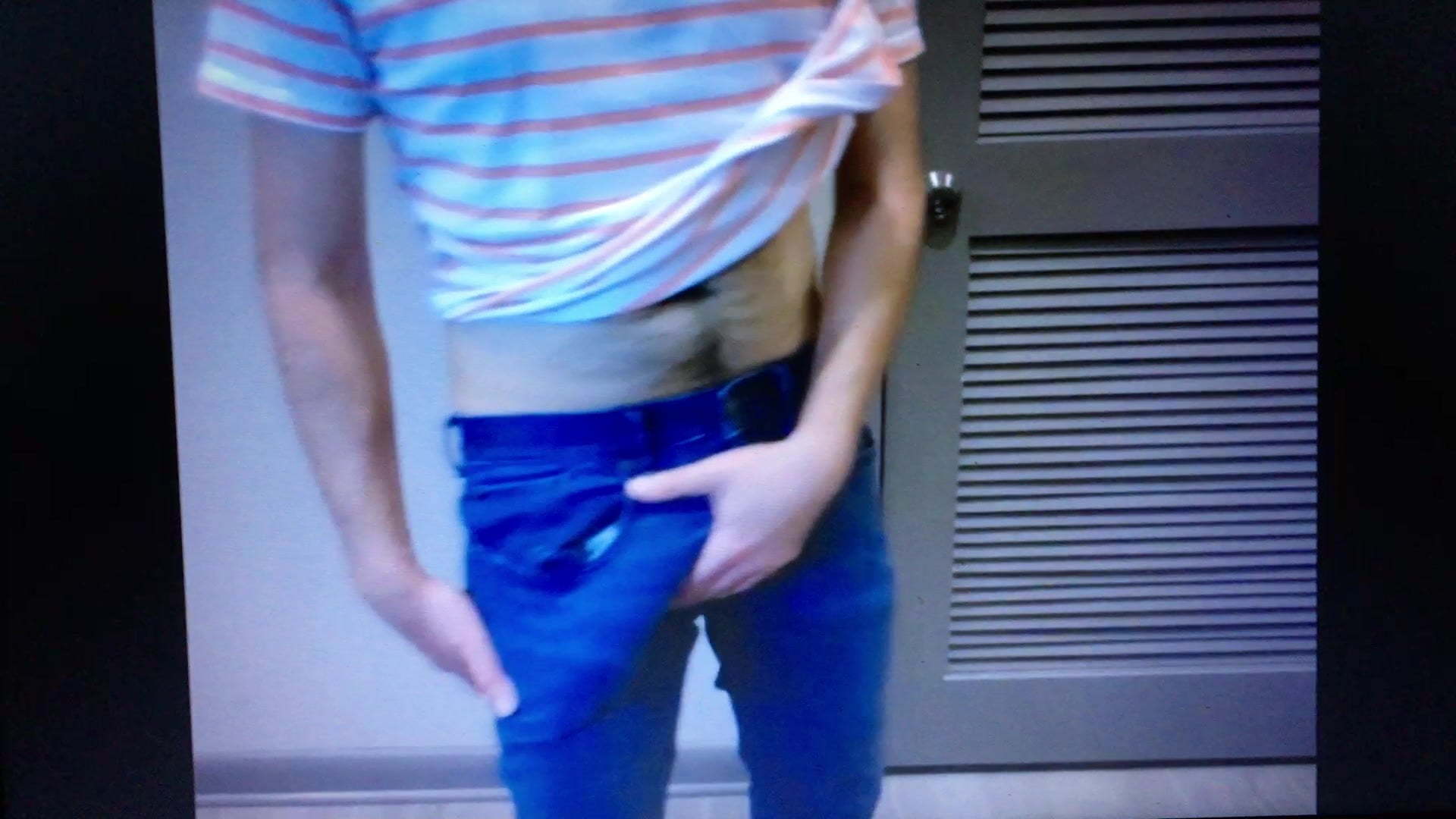 Huge Cock Coming Out Of Jeans