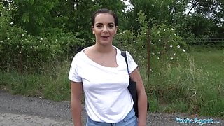 Public Agent Hot tourist Sophia Laure fucked and creampied