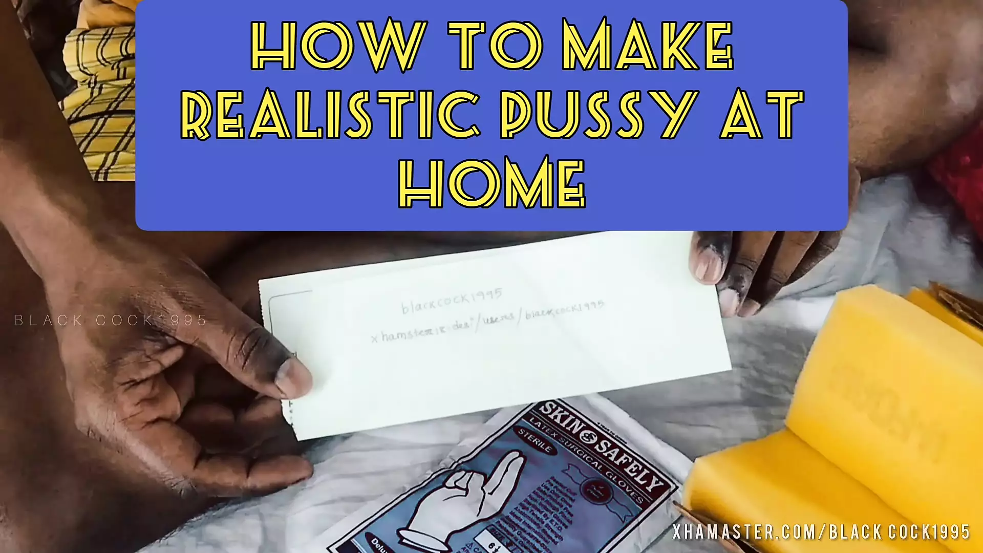 How To Make A Toy Vagina Or Anus At Home And How To Make A Sex Toy At Home By Blackcock1995