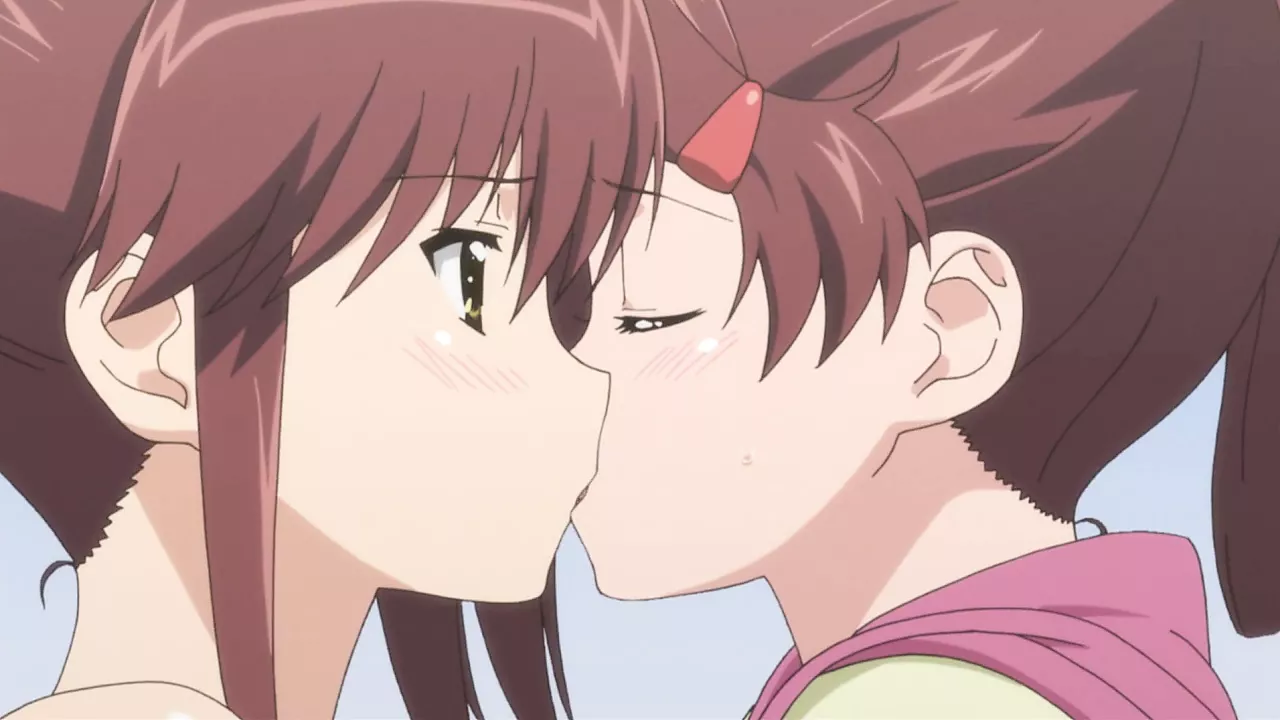 лесби аниме поцелуй сестер (120) фото