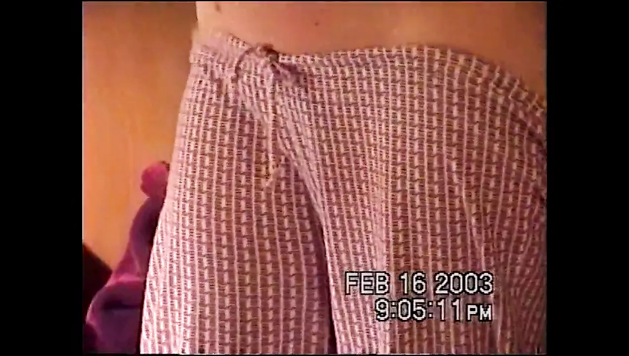 Hairy amateur wife VHS re-edit casual homemade