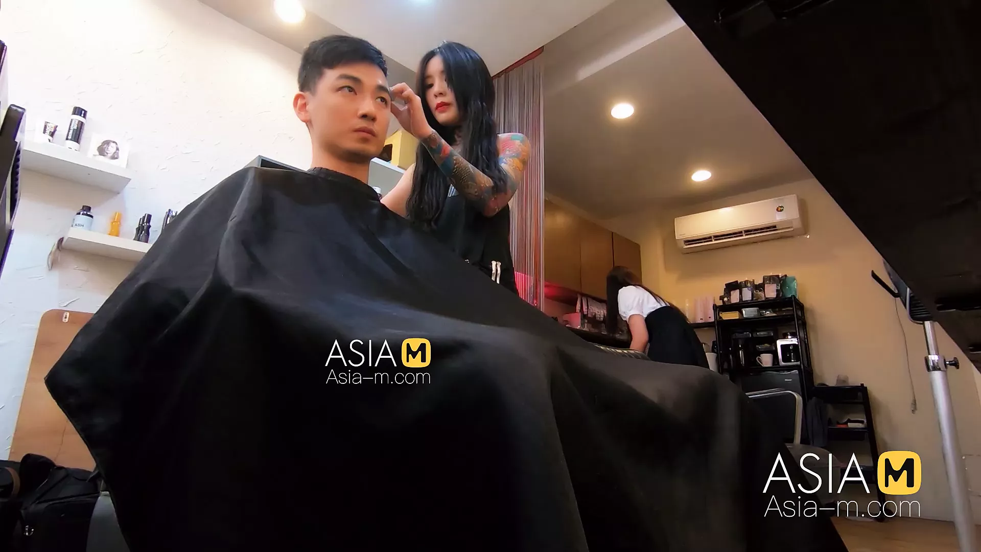 Milf Lesbian Hairdresser - Modelmedia Asia-barber Shop Bold Sex-ai Qiu-mdwp-0004-best Original Asia  Porn Video | xHamster