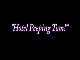 Tom thumb tiptoe through the tulips - Teen kimber lee catches peeping tom through hotel window