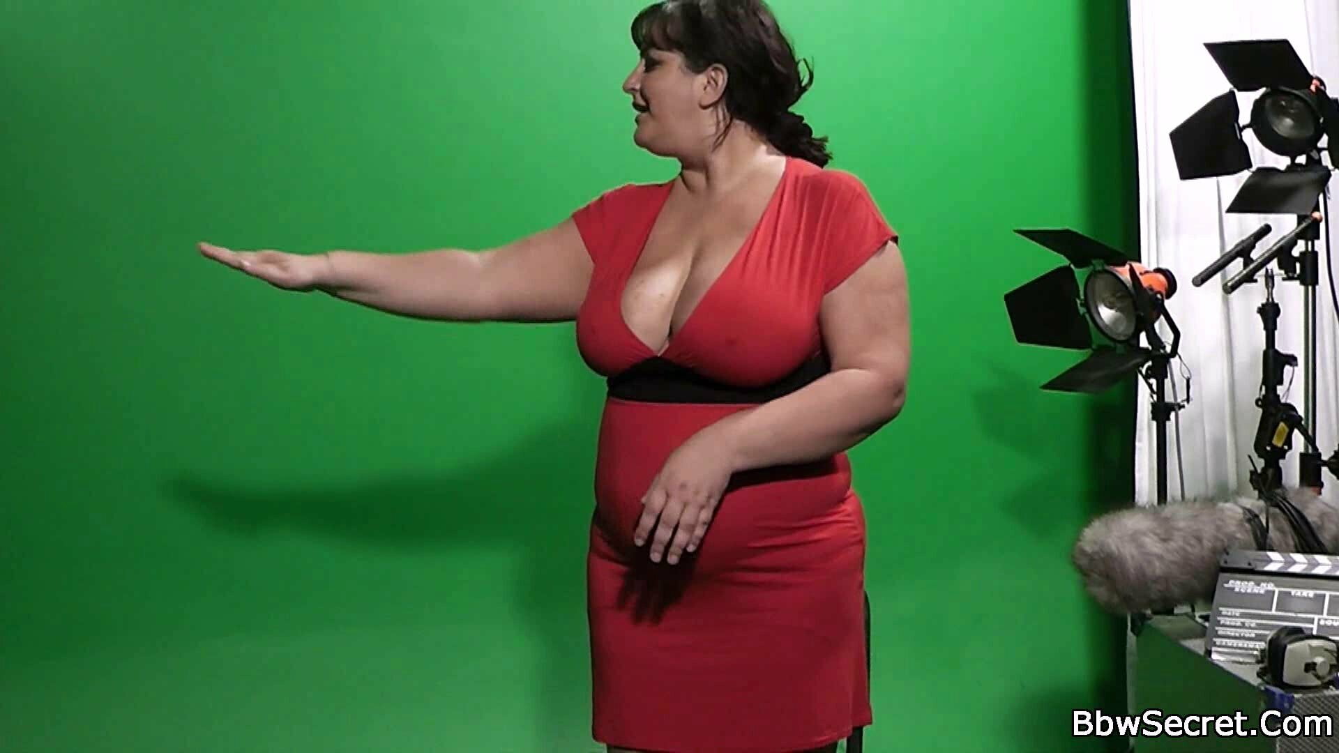 Woman with small tits flashing them in the greenroom