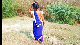 Деревенский секс на улице в Хете - шоу натуральных больших сисек на хинди