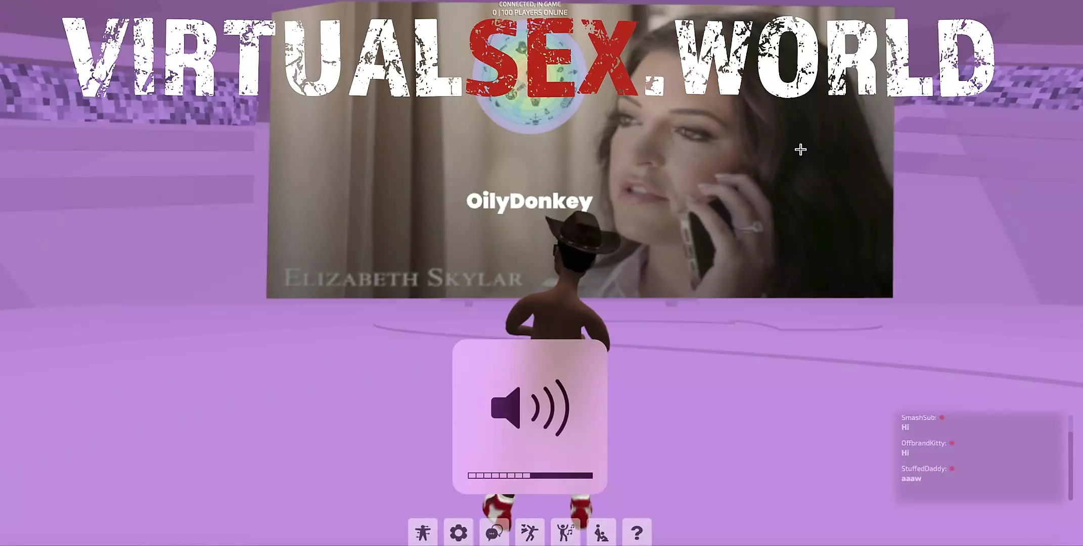 Running around Virtual Sex World to watch Elizabeth Skylar in Dirty Wives Club and Tonights Girlfriend photo