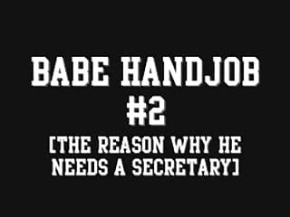 Reason for breast tenderness Babe handjob 2 the reason why he needs a secretary