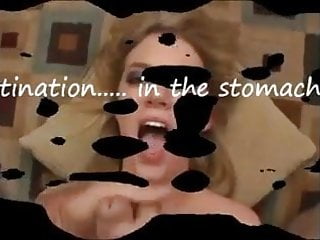 Womans sexy stomach - Destination... in the stomach swallow compilation