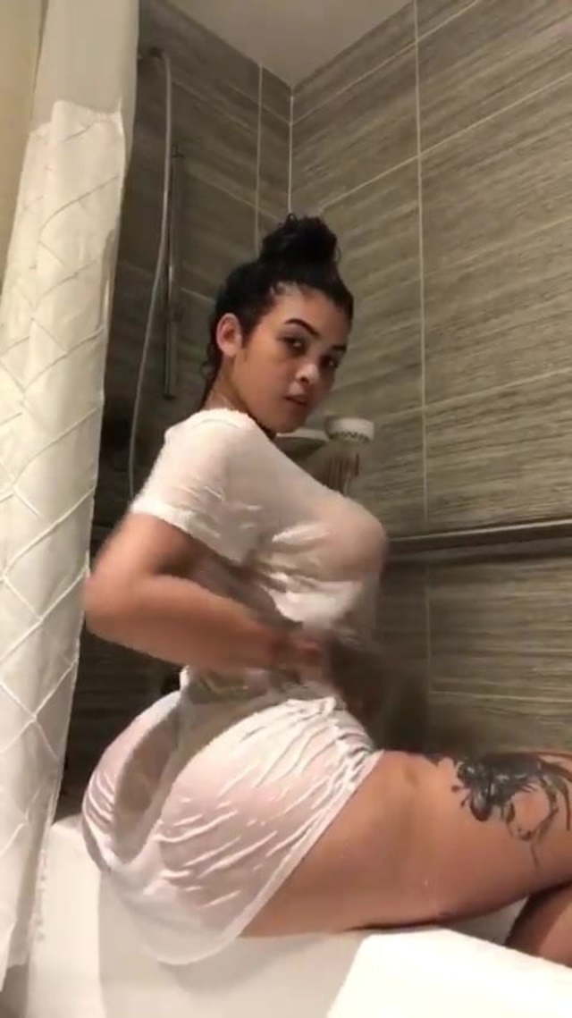Twerking in the shower