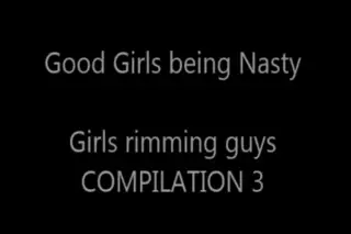 Nasty bitches in compilation video