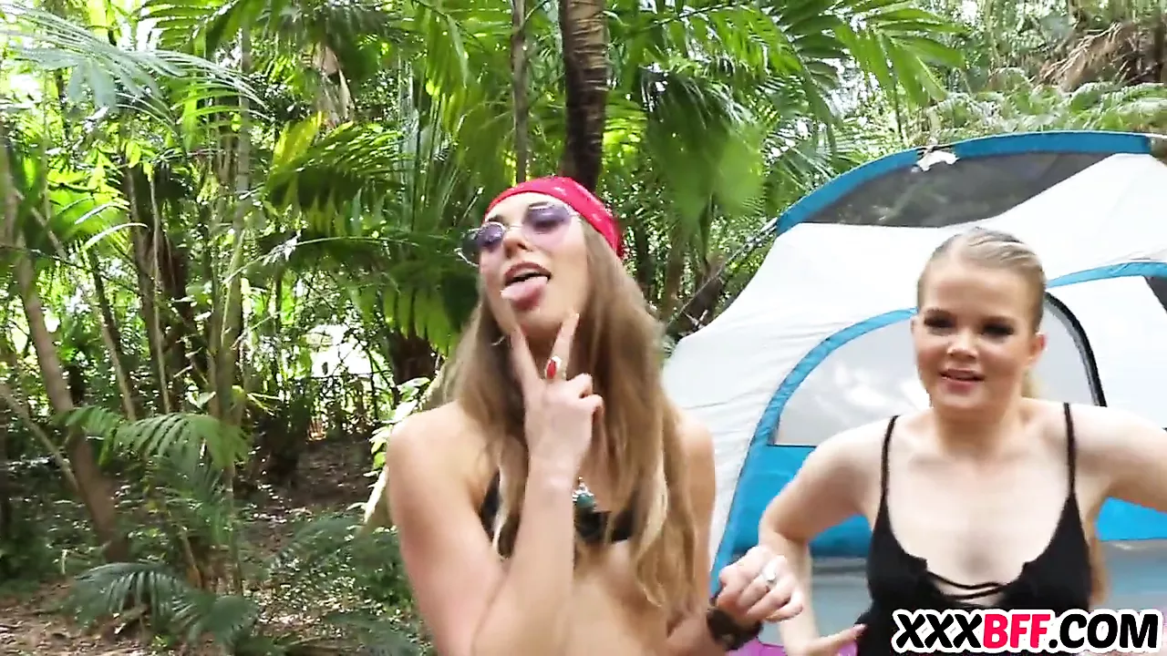 Camping girls sharing a dick photo