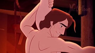 Disney Gay Porn: Flynn Ryder & Kristoff FLIPFUCK (Cartoon)