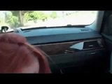 Redhead in a Car fucking and sucking