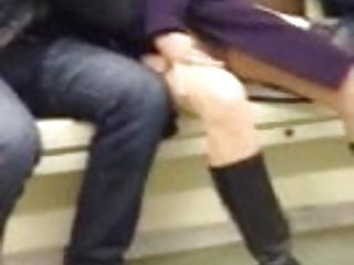 Northeast metro sex Public metro masturbation guy fingers pussy of girl