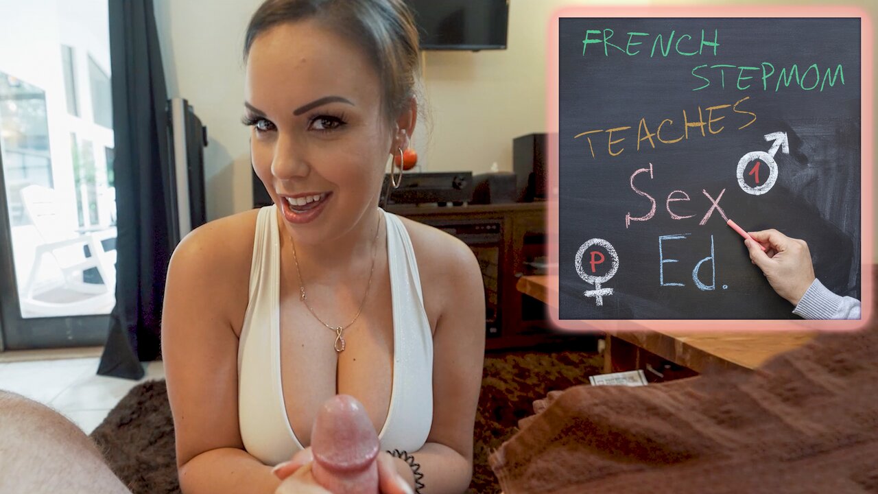 FRENCH STEPMOM TEACHES SEX ED - PART 1 - PREVIEW image picture