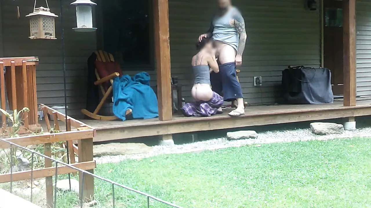 back yard neighbor sex voyeur