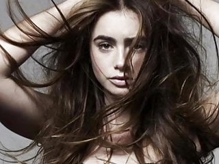 Lily collins sexy photos Jenna coleman vs lily collins rd 1 jerk off challenge