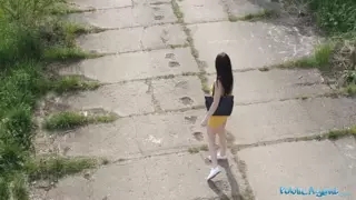 Public Agent Peeing On Girl