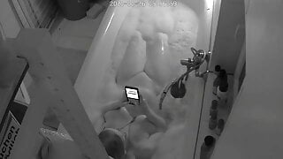 Cam of wife in the bath