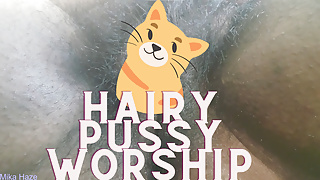 BBW Hairy Pussy Worship and Play