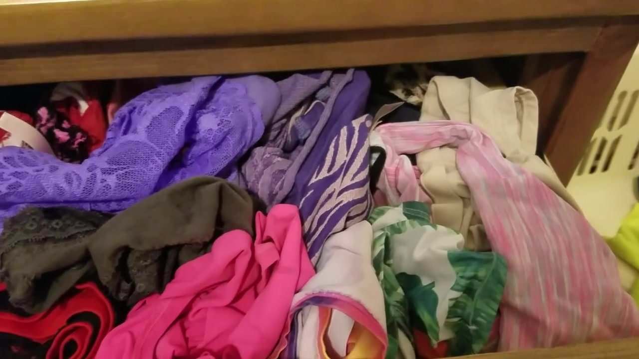 Buddys girlfriends panty drawer