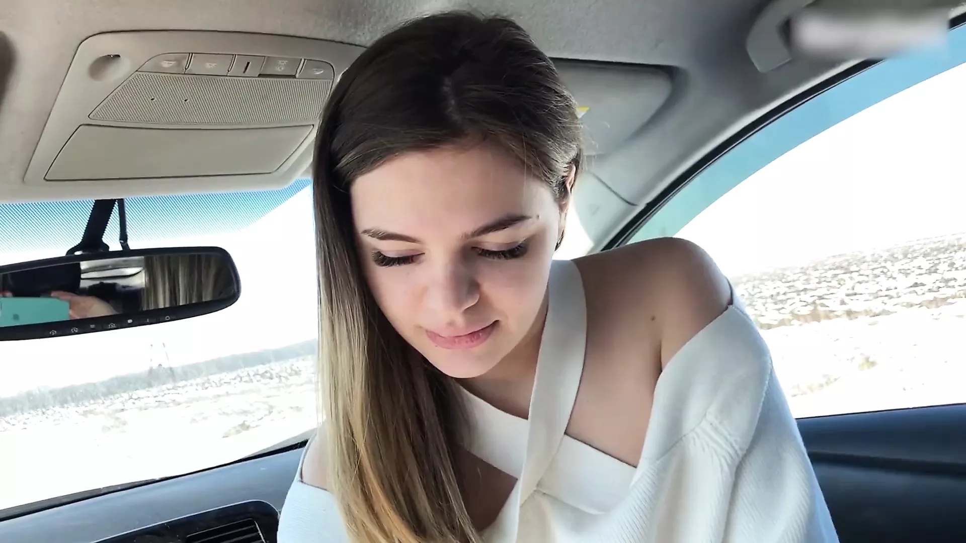 Fucked a stranger girl in the middle of a field in a car | xHamster