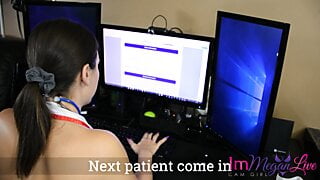 CHEATING NURSE FUCKS AT WORK - Preview - ImMeganLive