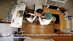 Lilly Halls Gyno Exam By Doctor Tampa & Lilith Rose Spy Cam