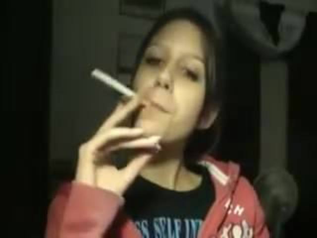 Dad Punishes Daughter Smoking
