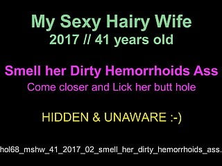 Anal fissure vs hemorrhoid - Smell her dirty hemorrhoids ass - come closer, lick her hole