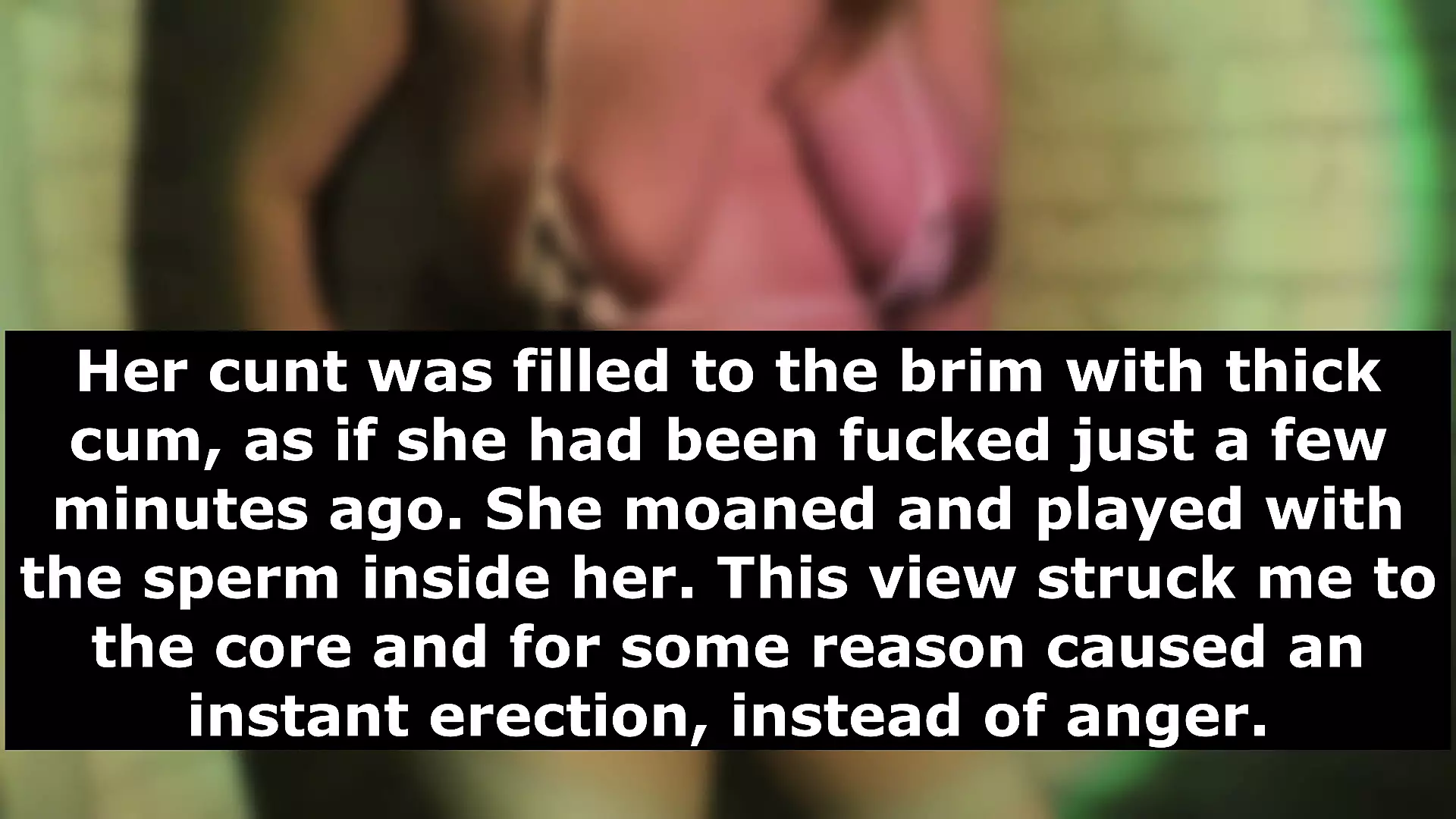 My young big boobed wife got turned into creampie-addicted, pregnant and lactating hucow - Part 1-Captions photo