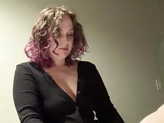 Slut girls for older dommes - Curvy domme pegs trans sub slut in hotel with her strap on