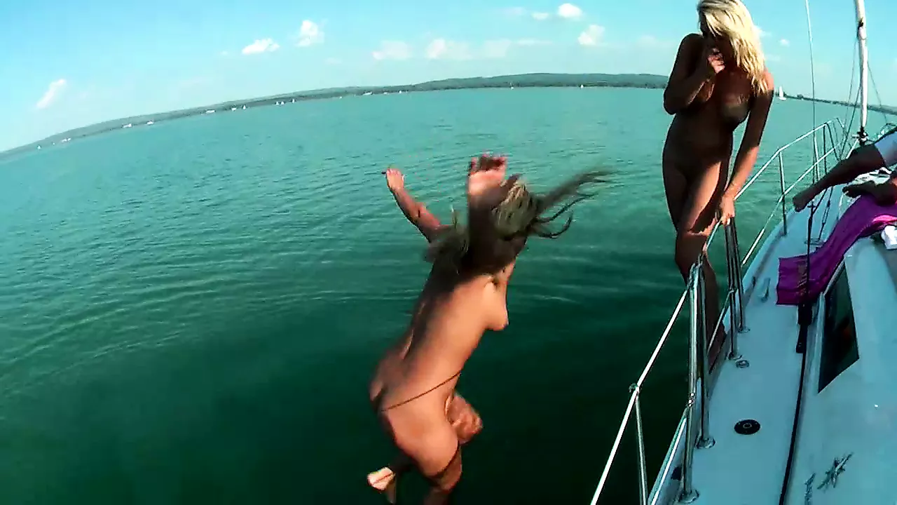 Crazy hard sex on the boat pic
