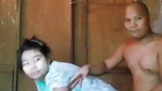 Burmese girl suck and fuck a older monk 2