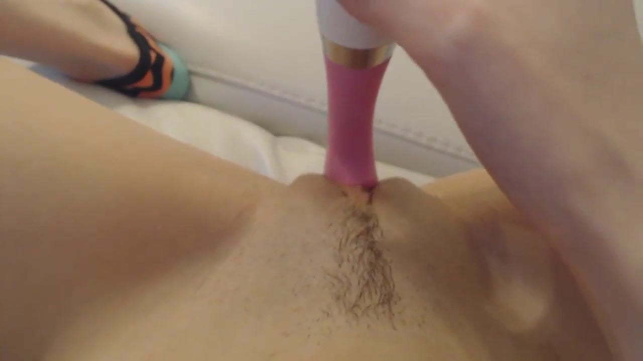 dildo self shot dripping pussy