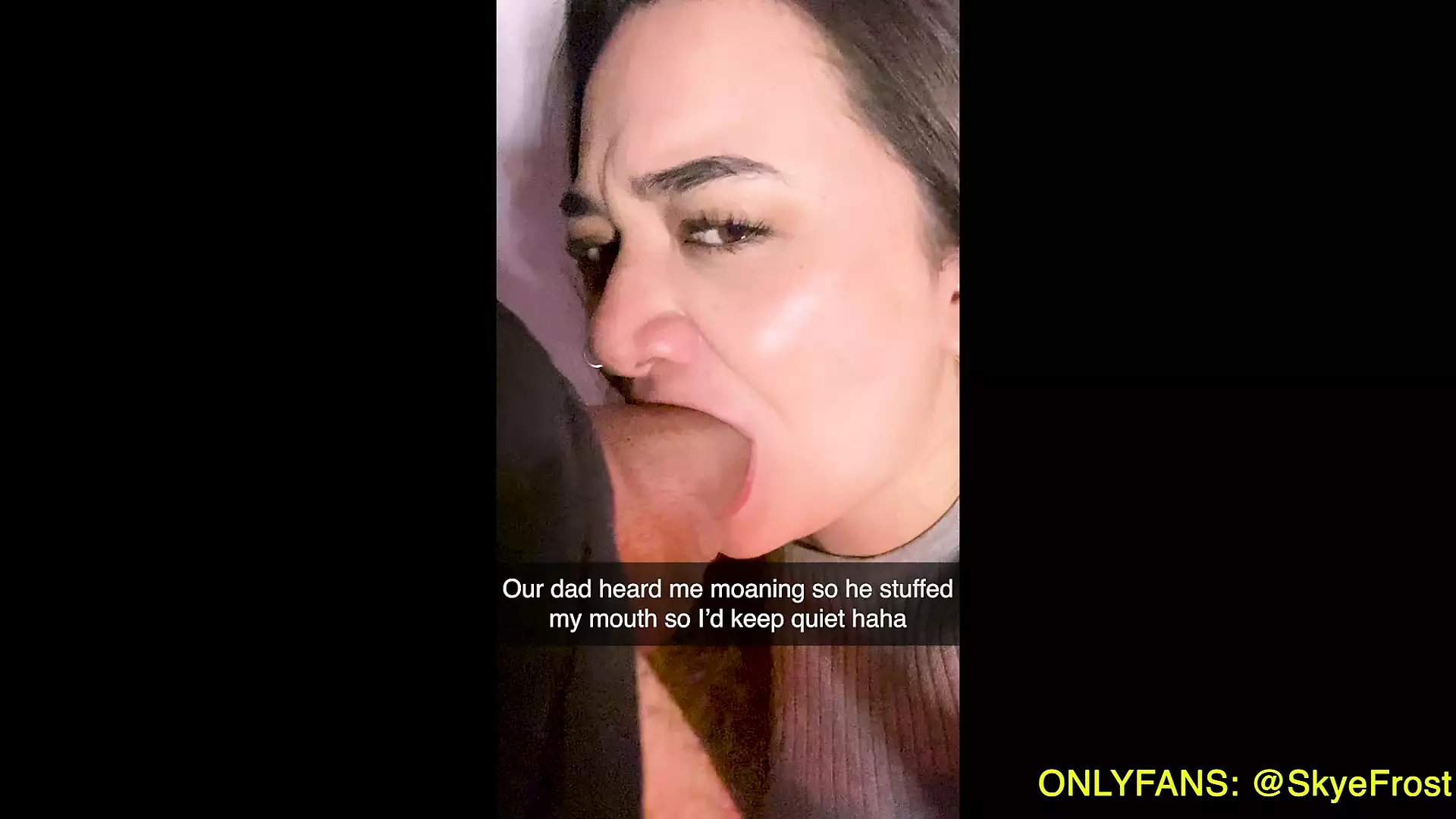 Cheating Girlfriend Fucks Her REAL Stepbrother on Snapchat pic photo