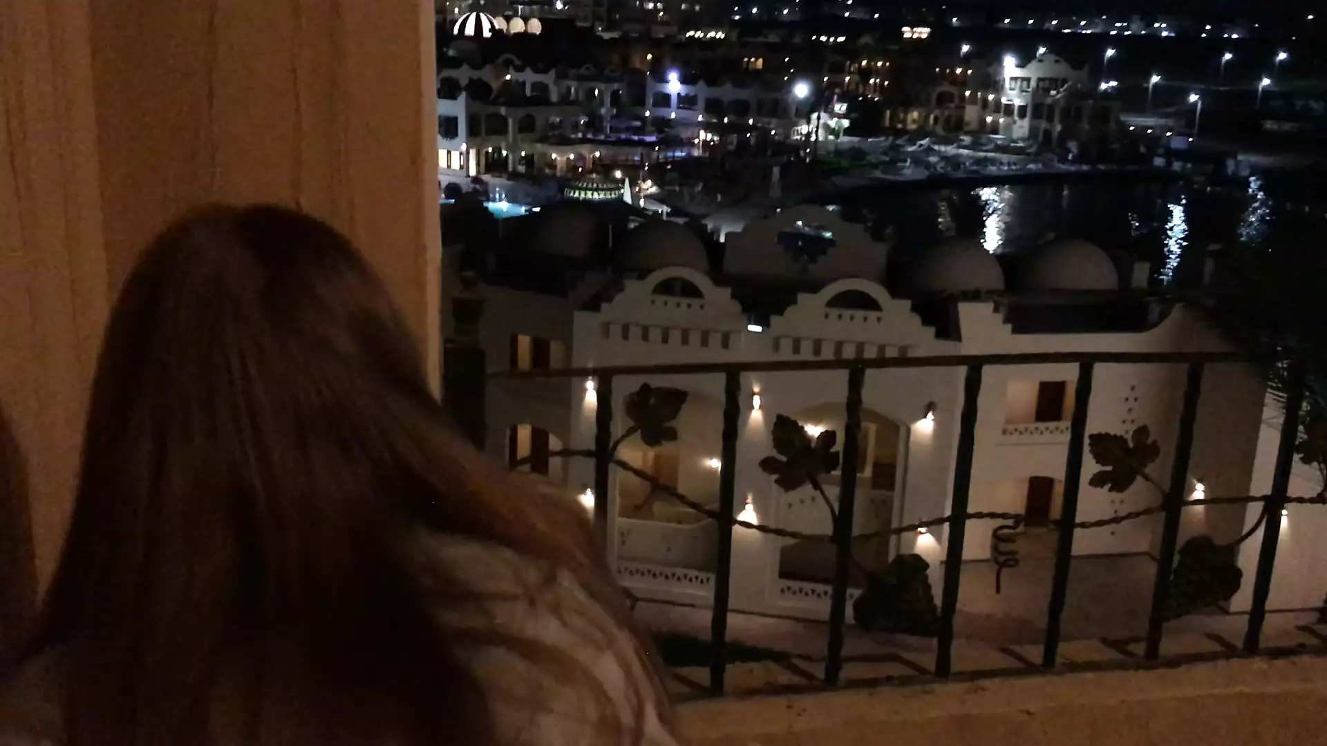 Public fuck teen slut on hotel balcony photo