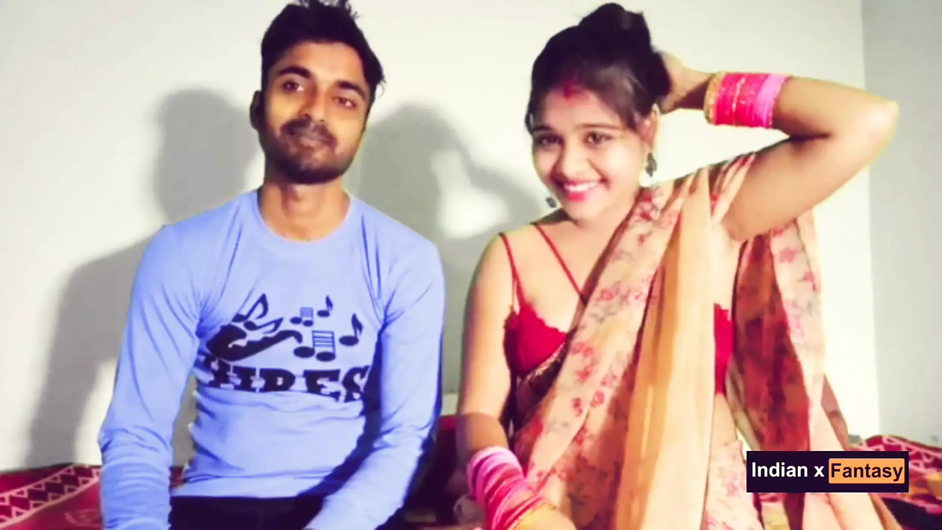 Latest Desi couples hindi chudai mms video small tits bhabhi