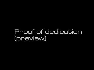 Boob proof - Proof of dedication